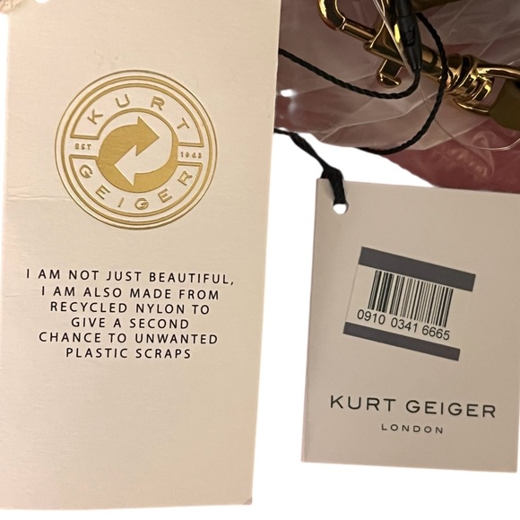 Kurt Geiger London NWT gorgeous XS Recycled Shopper Tote/Shoulder Bag in bronze - Picture 11 of 12
